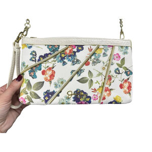Women's Jessica Simpson Floral Crossbody Bag White Multi-color